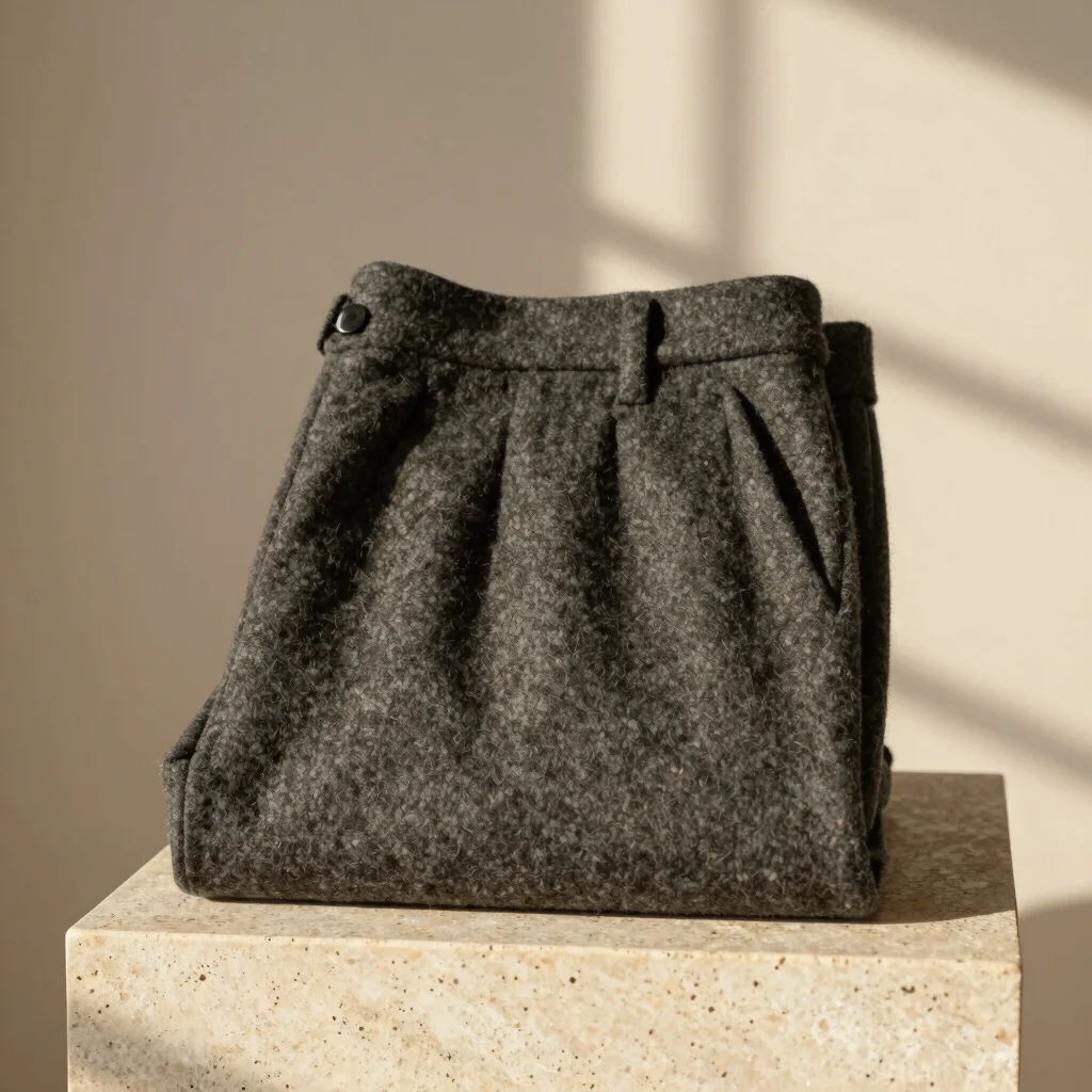Superfine Lambswool Tailored Trousers